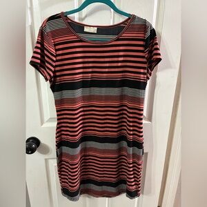 Bobbie Brooks Women’s Large Striped Dress